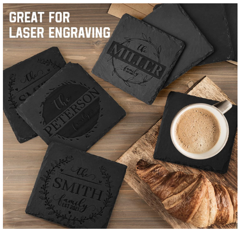 Engraved Slate Coasters